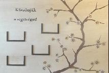 Sakura cseresznye virág intarzia